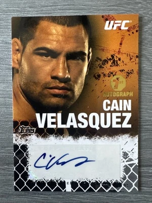 Cain Velasquez 2010 Round 4 Onyx 1St Auto 62/88 UFC - 1158 - Image 1 of 2
