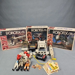 Vintage Robotix Milton Bradley großes Set Spielzeug Teile Actionfiguren 80er R-310 320 330 - Bild 1 von 16