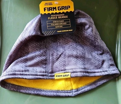 Firm Grip Men's Gray Camouflaged Performance Beanie Hat, Cap, Poly/Spandex Blend - Image 1 of 3