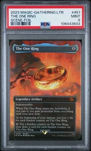 2023 MTG LTR The One Ring #451 (M) SCENE FOIL - Lord Of The Rings - MINT - PSA 9 - Picture 1 of 2