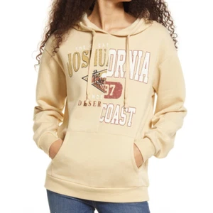 New Vinyl Icons Split Graphic Hoodie Joshua Tree California Pebble Size Small - Picture 1 of 14