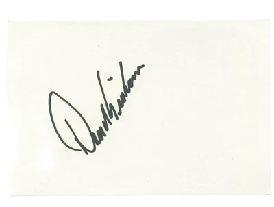 DAVID GRAHAM Signed 4x6 Index Card Autographed Golf PGA & US Open Champion - Image 1 of 3