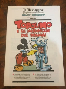 Topolino e le meraviglie del domani Il Messaggero 17 febbraio 1990 - Picture 1 of 1