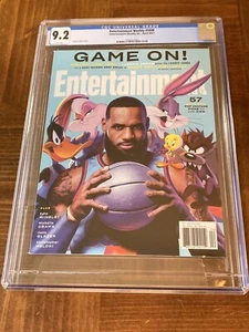 LeBron James Entertainment Weekly CGC 9.2 White Newsstand (Space Jam- 2021) - Picture 1 of 3