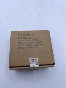 TOA U-11R Unbalanced Line Input with Mute-Receive, RCA Female - Picture 1 of 7