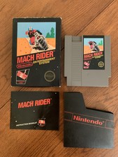 Mach Rider NES Nintendo Game In Box - Hangtab and 5 Screw 