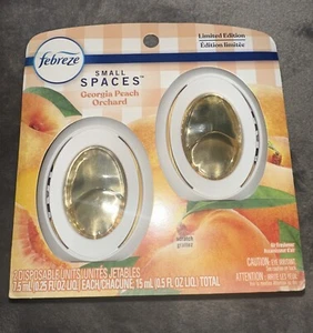 Febreze Small Spaces Air Freshener Limited Edition-Georgia Peach Orchard-2 Pack - Picture 1 of 1