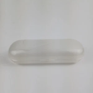 Nike Brillenetui Hartschale Sonnenbrille klar Kunststoff Reiseträger Swoosh  - Bild 1 von 9