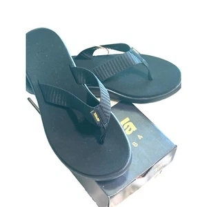 Teva Women's Voya Flip Flops Black Size 11 - Picture 1 of 5