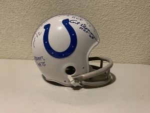 Marchetti, Moore, Donovan and Berry Signed Colts Mini Helmet JSA - Picture 1 of 6