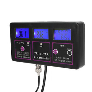PH217 Water Quality Tester Water Test Meter Detector TEMp ORp CF(US Plug) US