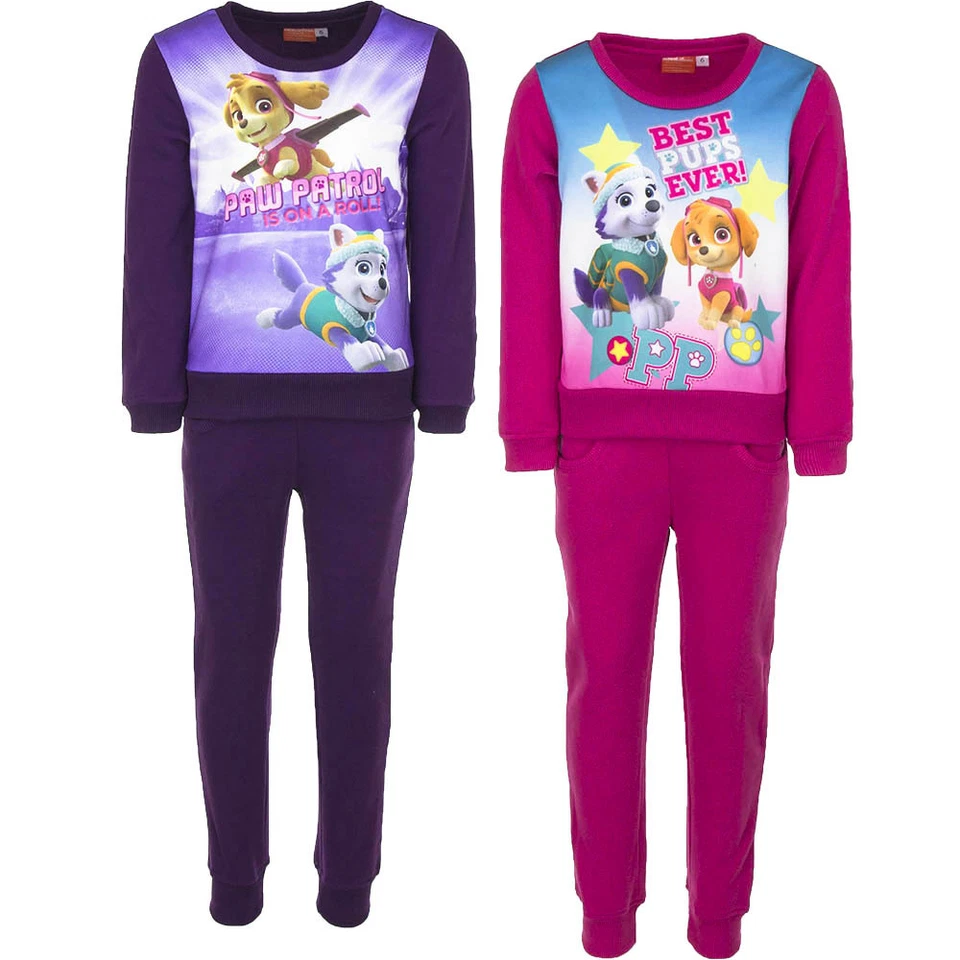 Jogginganzug Set Sport Freizeit Mädchen Paw Patrol lila pink 98 104 110 116 #151