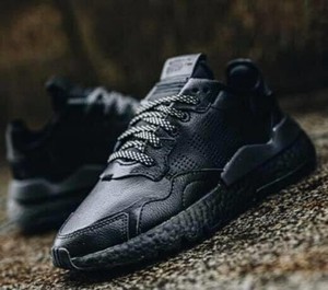 adidas leather black