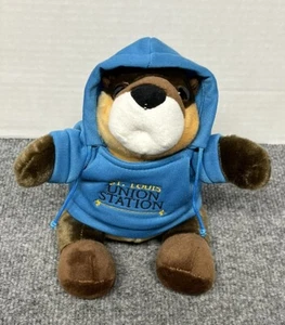 Wild Republic Otter 7" Plush St Louis Union Station Blue Hoodie Souvenir Stuffed - Picture 1 of 5