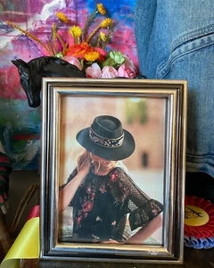 Ultra Rare Vintage GUCCI Picture Photo ART Frame Designer Luxury Home Styling GG - Bild 1 von 9