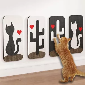 Cat Scratcher 5 Pack Cat Wall Mounted ScratcherCute Scratch Pad for Cats Nail... - Picture 1 of 7