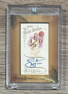 2014 Topps Allen & Ginter #AGA-SN Shabazz Napier Framed Mini AUTO - Image 1 of 2