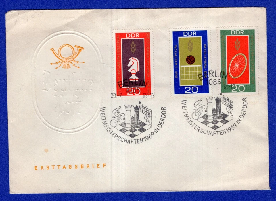 JEDREZ, ALEMANIA RDA, CANCELAR CUBIERTA Foto 1 de 1