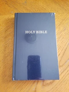Pew Holy Bible Navy Blue KJV King James Version - Picture 1 of 6