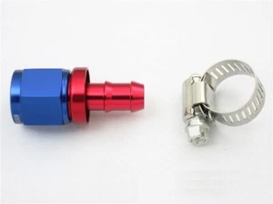 AN 8 AN8 Push-On Hose End Car Alloy Fittings to Barb Adaptor Straight - Picture 1 of 7