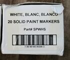Nissen 28770 Permanent Solid Paint Marker, Medium Tip, White Color [1 Marker]