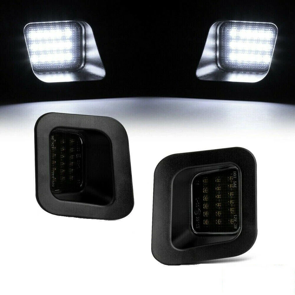Luz de matrícula trasera LED AHUMADA 5500K para Dodge Ram 1500 2500 3500 2003-2018 Foto 1 de 4