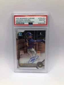 2022 Bowman Chrome - Prospect Autographs #CPA-JCO Jackson Chourio (AU, RC) - Foto 1 di 2