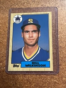 1987 Topps Traded Baseball # 127T Bill Wilkinson RC - Picture 1 of 2