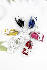 MINI ZAPATOS LLAVERO COLOR SÓLIDO DE ZAPATILLAS LLAVEROS - Imagen 1 de 11