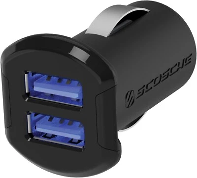 USB242M 12W Scosche ReVolt Dual 24A Fast Car Charger - Image 1 of 4