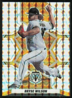 2022 Panini Silver Mosaic Prizm Bryse Wilson Pittsburgh Pirates #95 - Image 1 of 2