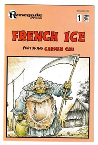 French Ice #1 (1987) NM Feat. CARMEN CRU Renegade Press - Picture 1 of 2