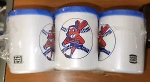 Vintage Koozies Cleveland Indians Chief Wahoo Burger King Pepsi Pack OF 6 - Picture 1 of 7