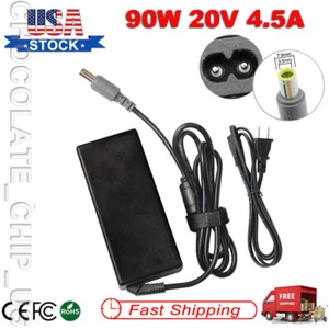 90W AC Adapter Charger For Lenovo ThinkPad Laptop X220 T410 T420 T430 Power Cord - Picture 1 of 8