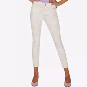 Sanctuary Camo Denim Social Ankle Skinny Jeans Gr. 26 weiß Standard Rise - Bild 1 von 10