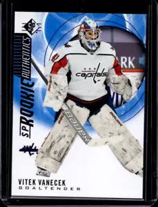 2020-21 SP #138 Vitek Vanecek Blue - Picture 1 of 2