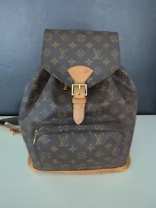 LOIS VUITTON Rucksack Montsouris GM Monogramm Backpack Vintage - Bild 1 von 12