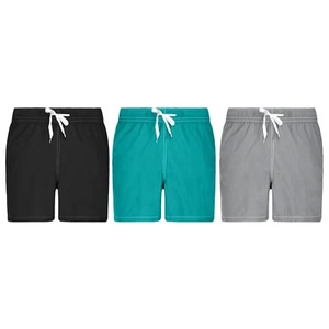 4-Piece Men's Quick Dry Swim Trunks with Pockets Bathing Beach Flex Board Shorts - Picture 1 of 12