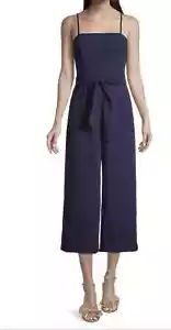 Lilly Pulitzer Sandra Wide Leg Capri True Navy Jumpsuit Size 16 NWT $198 - Picture 1 of 7