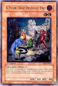 A-Team: Trap Disposal Unit - RDS-EN033 - Ultimate Rare - 1st Edition - Damaged - Picture 1 of 1