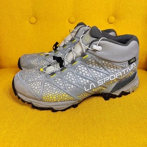 Bota de Senderismo La Sportiva Synthesis Mid GTX Vibram Gris Amarillo Para Mujer 9.5 - Imagen 1 de 12