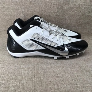 Nike Alpha Pro Fußballschuhe Stollen Herren Größe 12,5 weiß schwarz 599008-100 - Bild 1 von 13