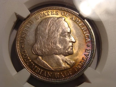 1893 Columbian Silver Half Dollar, NGC Graded - Image 1 of 4