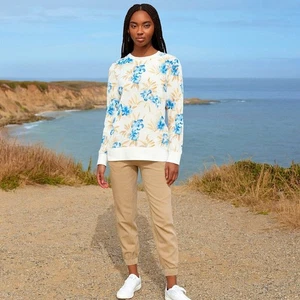 Felpa girocollo oversize Lands' End Serious tunica taglia L (14-16) - Foto 1 di 10