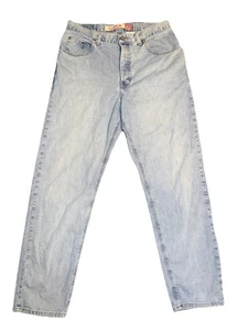 Gap Blue Jeans Womens No. 5 Loose Fit 100% Cotton Denim Size 12 Button Closures - Picture 1 of 9