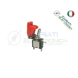 Interruttore Leva Con Led Rosso Tuning 12V 20A - Foto 1 di 2