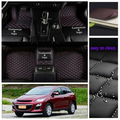 For Mazda CX-7 2007-2016 Car Floor Mats Cargo Liner Carpets Auto Rugs Front Rear - Изображение 1 из 4
