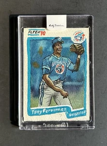 1990 Tony Fernandez Original Art Watercolor Painting 1/1 Andy Friedman Signed - Picture 1 of 3