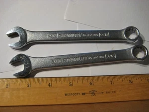 2 Vintage STANLEY Combination Wrenches 9/16 86-836 USA - Picture 1 of 4