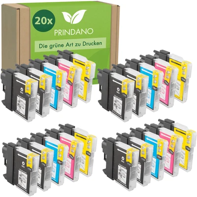 Patronen für Brother LC-980 DCP-145C 165C 167C 195C 375CW MFC-250C 255CW 290C - Bild 1 von 4